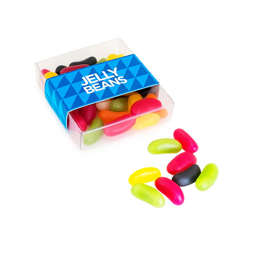 Jelly Bean Clear Box Branded